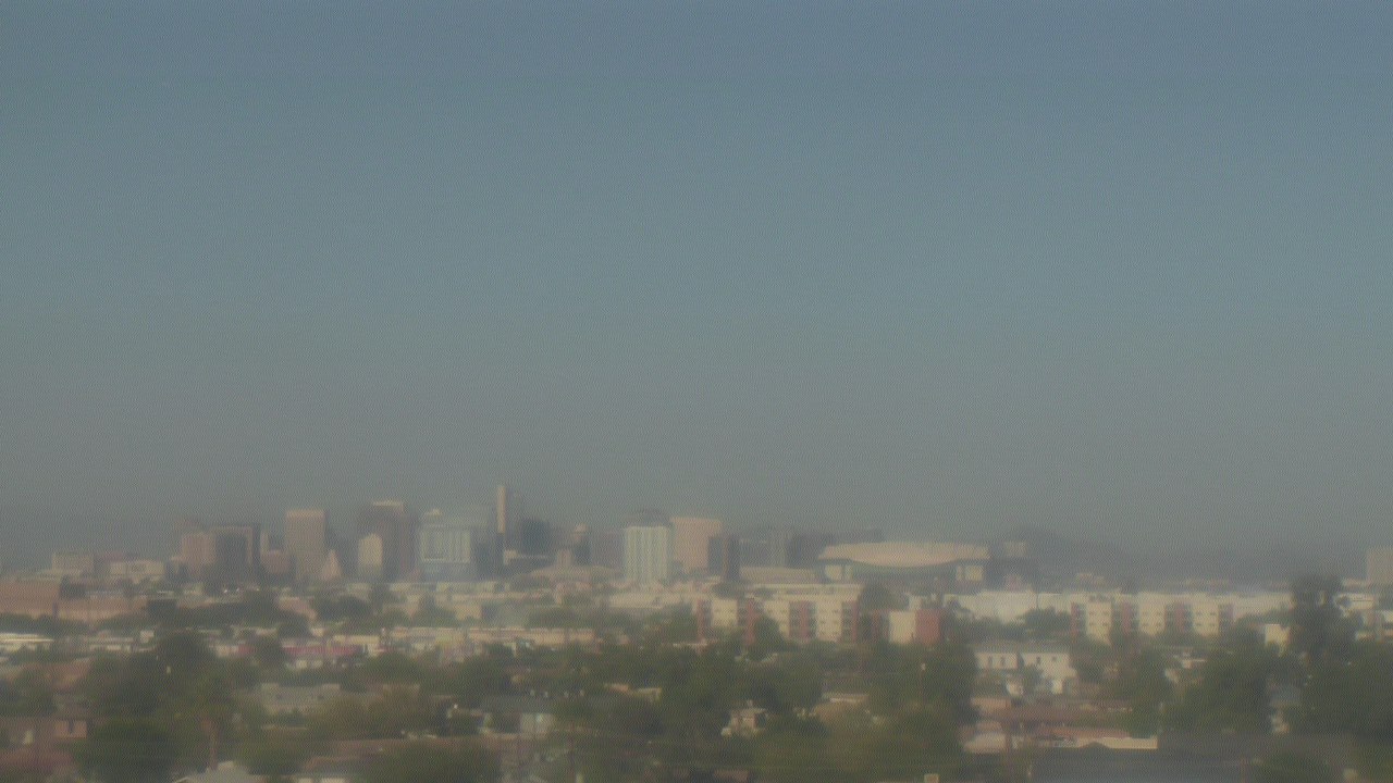 Thumbnail for current weather camera view from South Mountain High School in Phoenix, Arizona