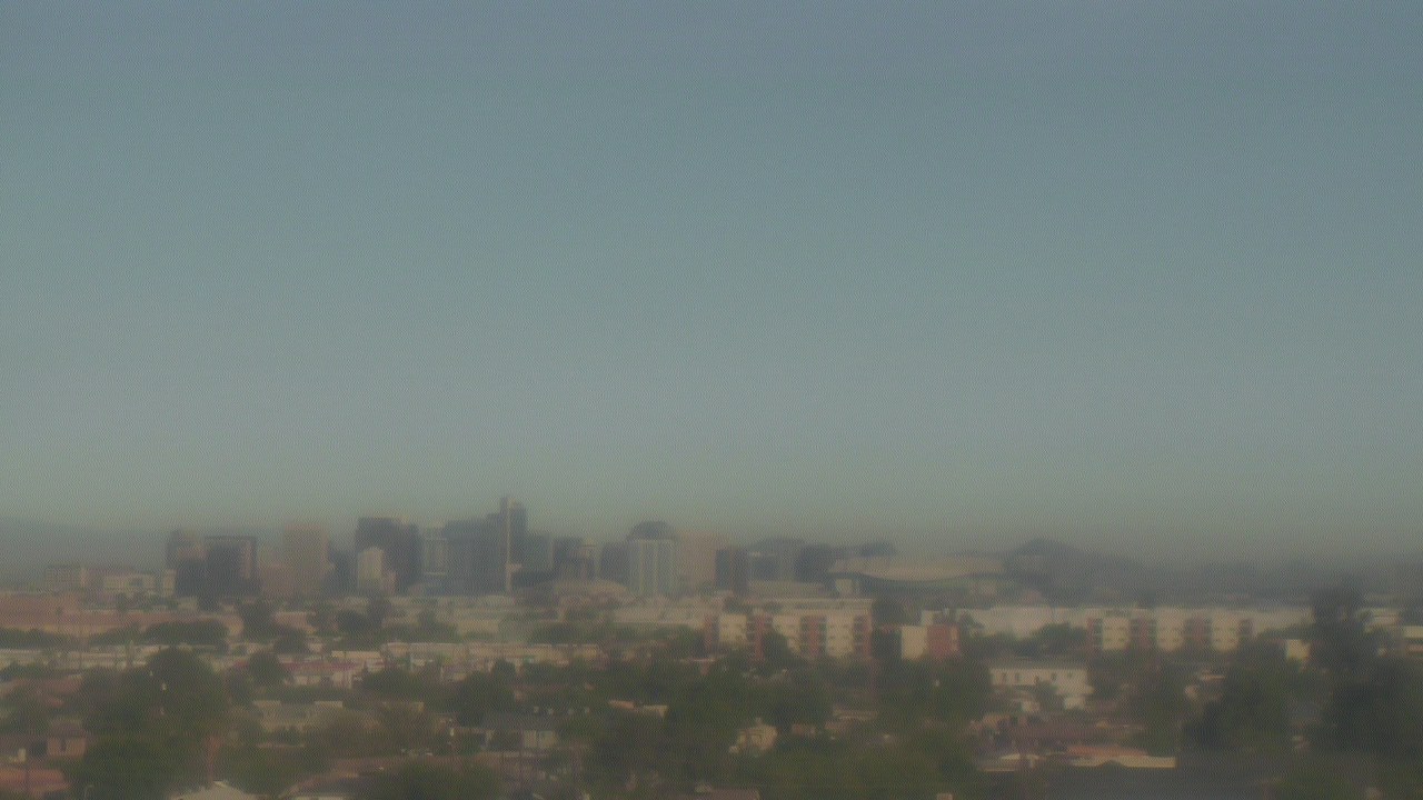 Thumbnail for current weather camera view from South Mountain High School in Phoenix, Arizona