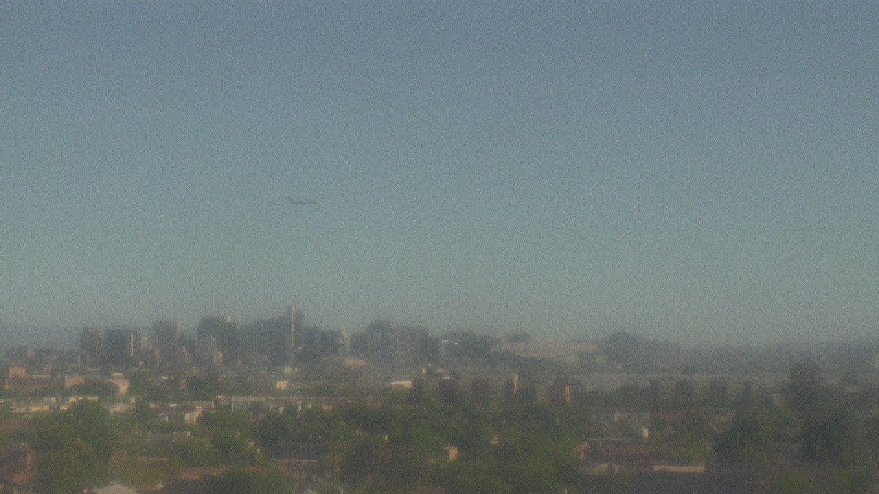 Thumbnail for current weather camera view from South Mountain High School in Phoenix, Arizona