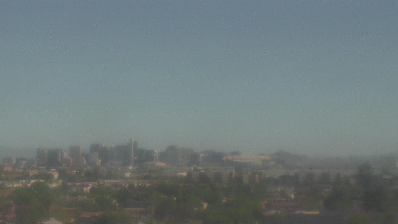 Thumbnail for current weather camera view from South Mountain High School in Phoenix, Arizona