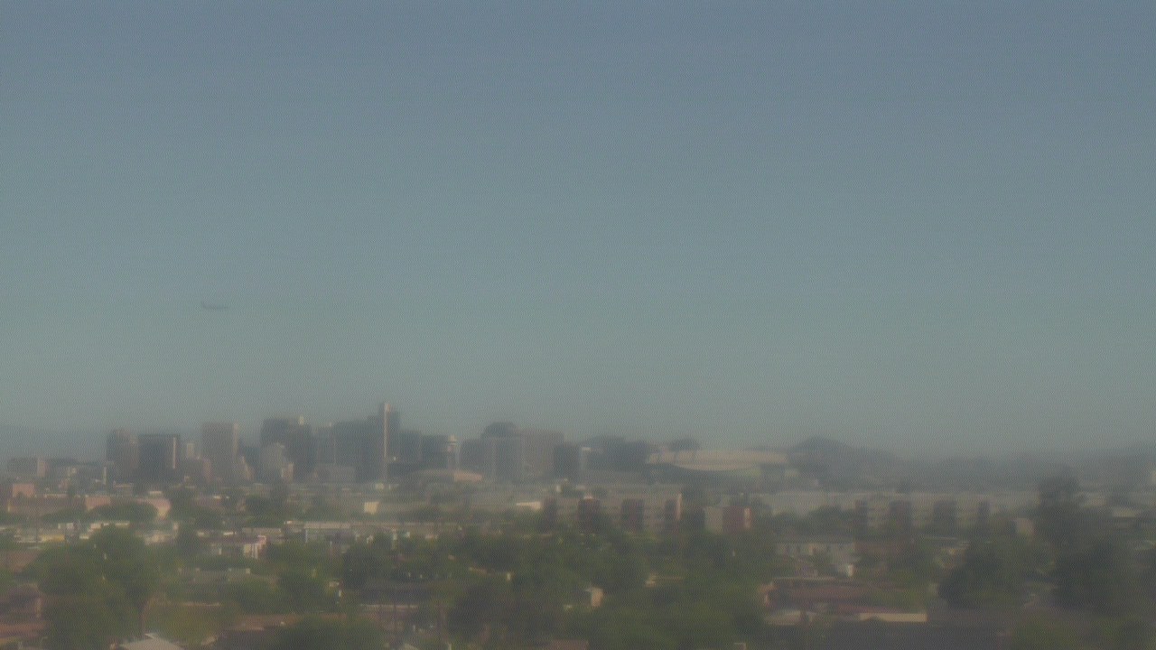 Thumbnail for current weather camera view from South Mountain High School in Phoenix, Arizona