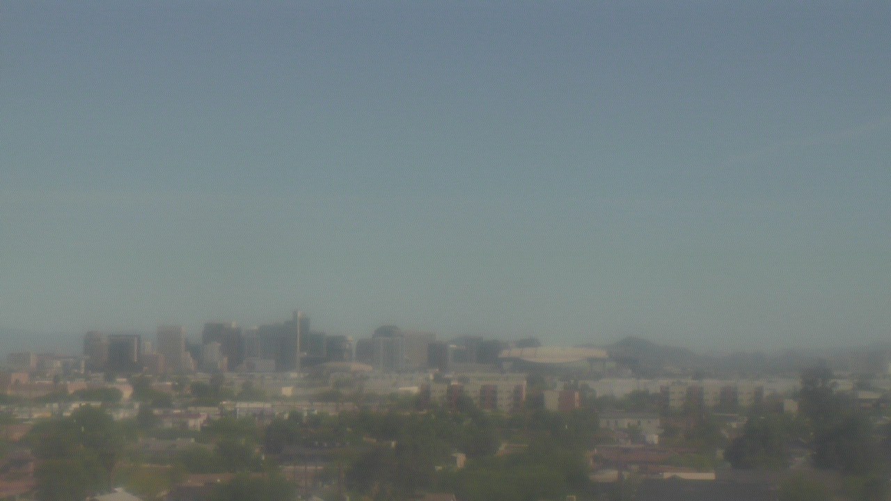 Thumbnail for current weather camera view from South Mountain High School in Phoenix, Arizona