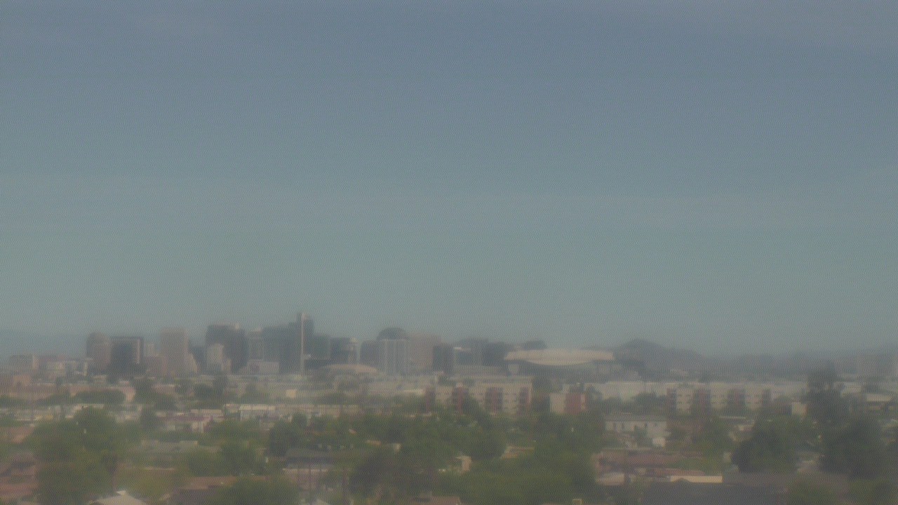 Thumbnail for current weather camera view from South Mountain High School in Phoenix, Arizona