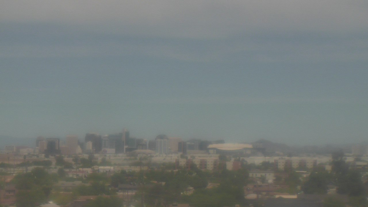 Thumbnail for current weather camera view from South Mountain High School in Phoenix, Arizona