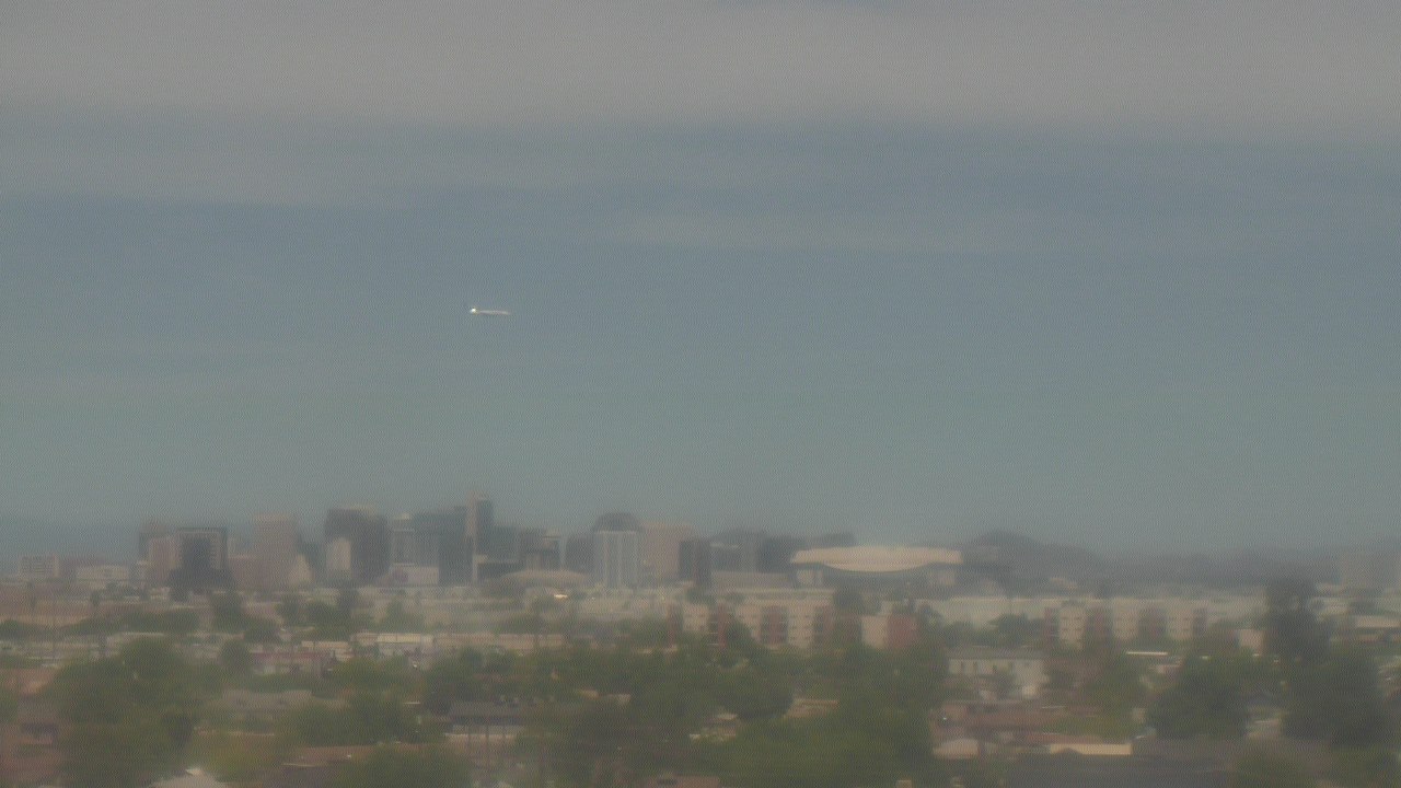 Thumbnail for current weather camera view from South Mountain High School in Phoenix, Arizona