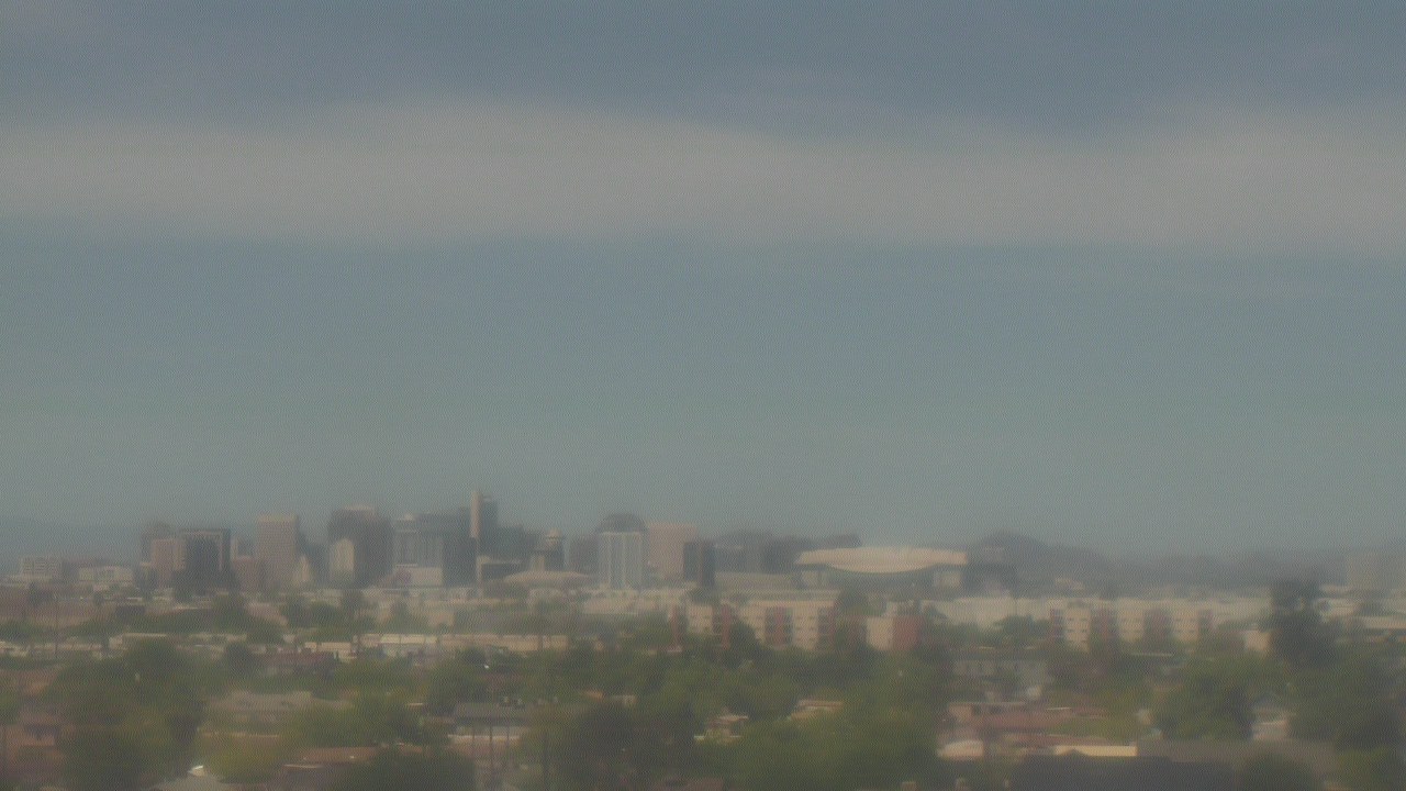 Thumbnail for current weather camera view from South Mountain High School in Phoenix, Arizona