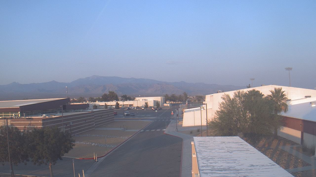 Thumbnail for current weather camera view from Pahrump Valley HS in Pahrump, Nevada