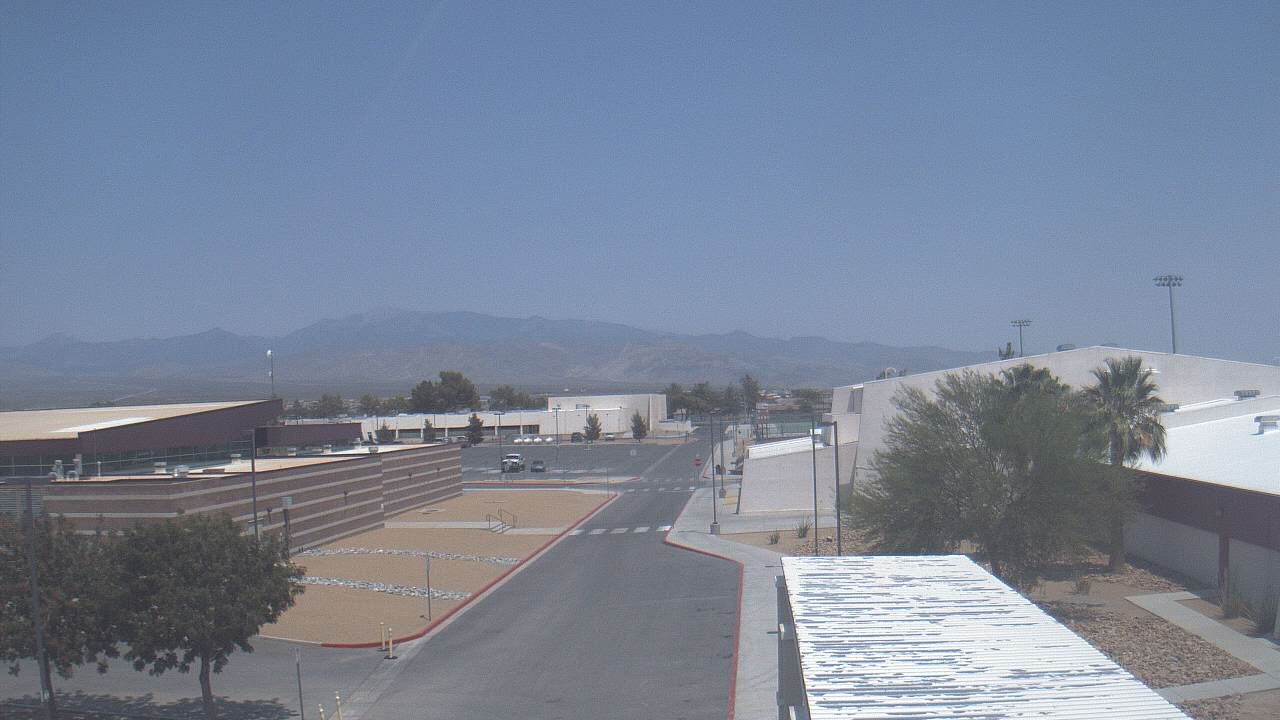 Thumbnail for current weather camera view from Pahrump Valley HS in Pahrump, Nevada