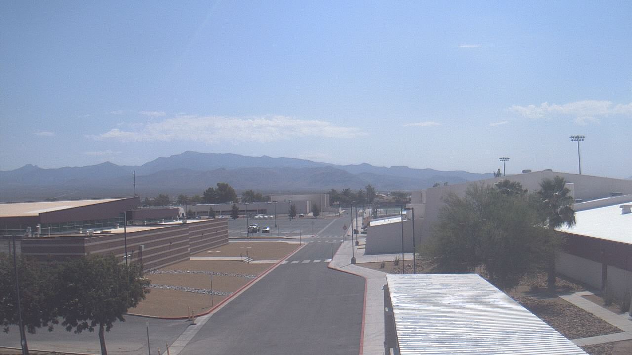 Thumbnail for current weather camera view from Pahrump Valley HS in Pahrump, Nevada