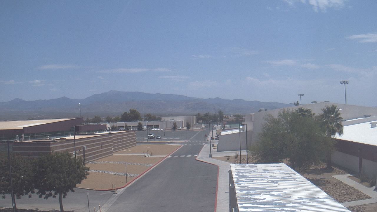 Thumbnail for current weather camera view from Pahrump Valley HS in Pahrump, Nevada