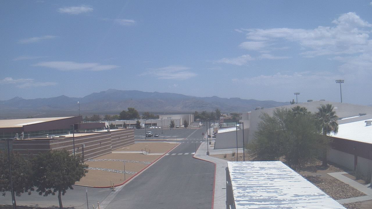 Thumbnail for current weather camera view from Pahrump Valley HS in Pahrump, Nevada