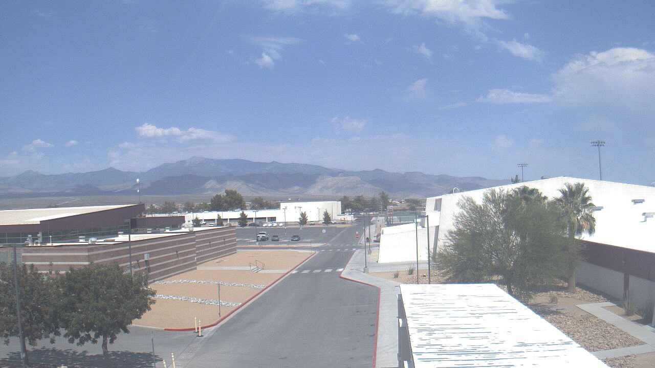 Thumbnail for current weather camera view from Pahrump Valley HS in Pahrump, Nevada