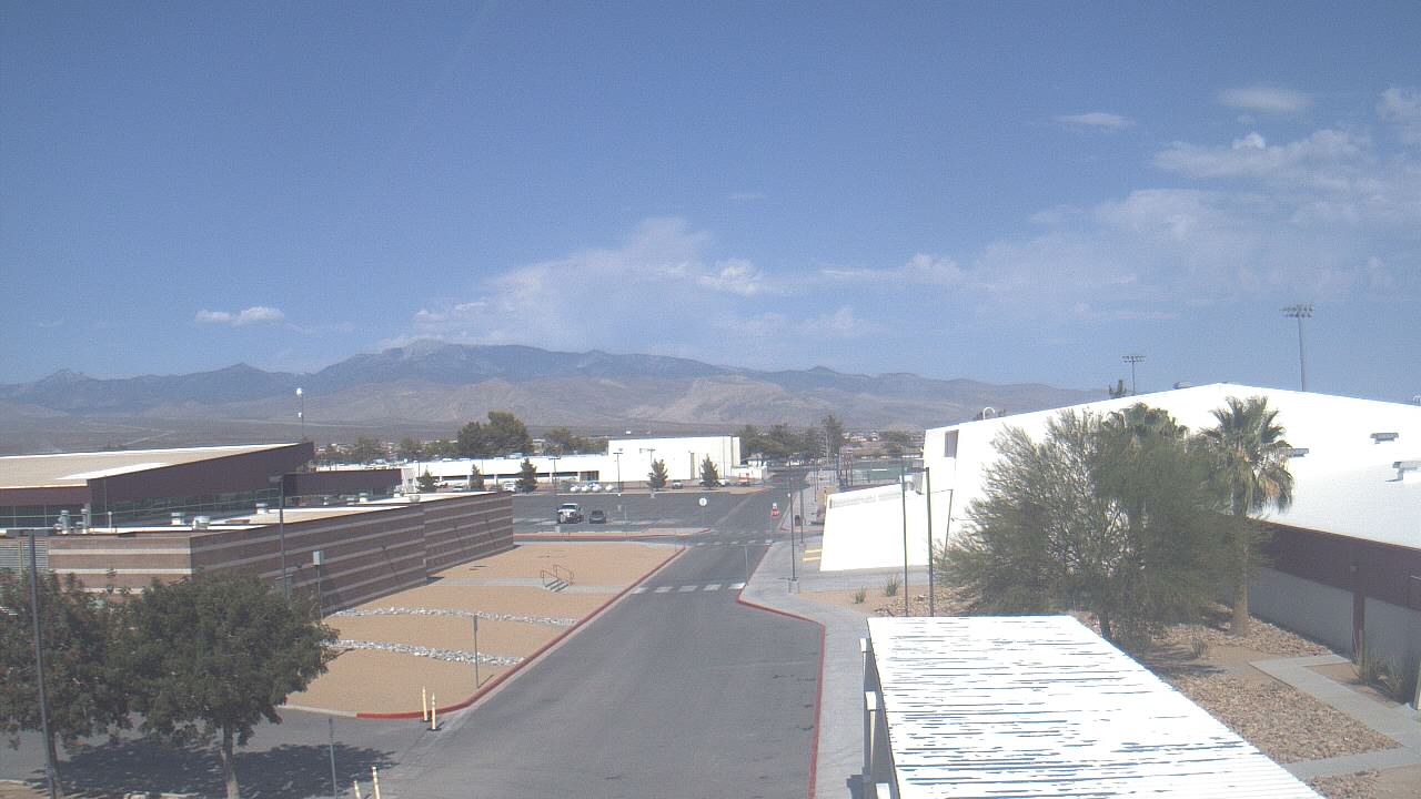 Thumbnail for current weather camera view from Pahrump Valley HS in Pahrump, Nevada