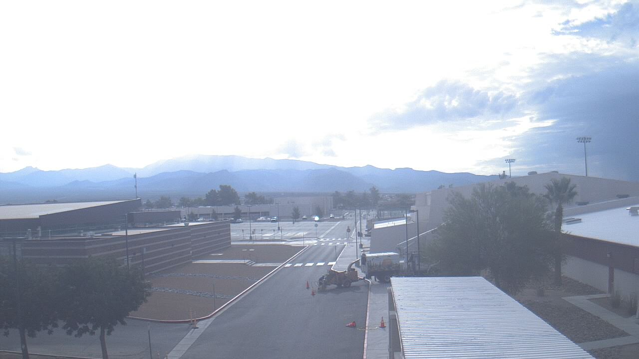 Thumbnail for current weather camera view from Pahrump Valley HS in Pahrump, Nevada