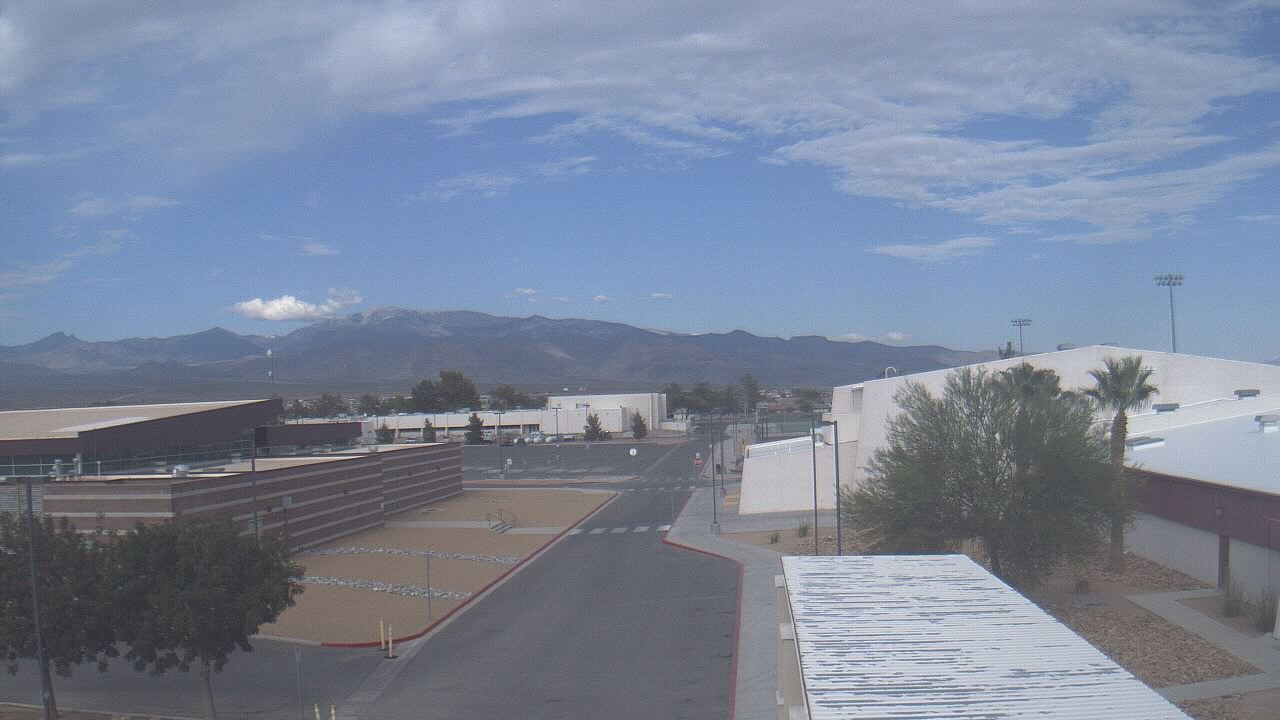 Thumbnail for current weather camera view from Pahrump Valley HS in Pahrump, Nevada
