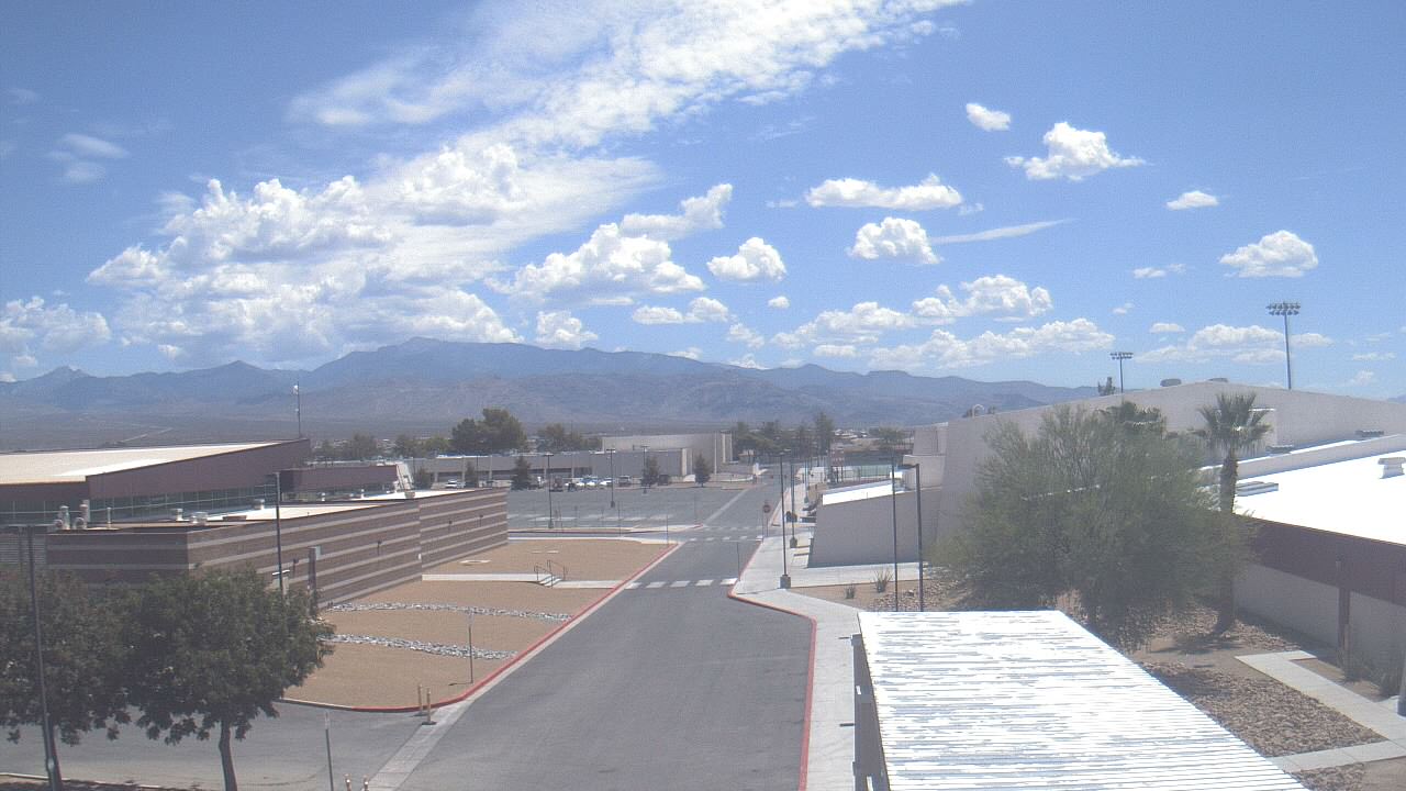 Thumbnail for current weather camera view from Pahrump Valley HS in Pahrump, Nevada