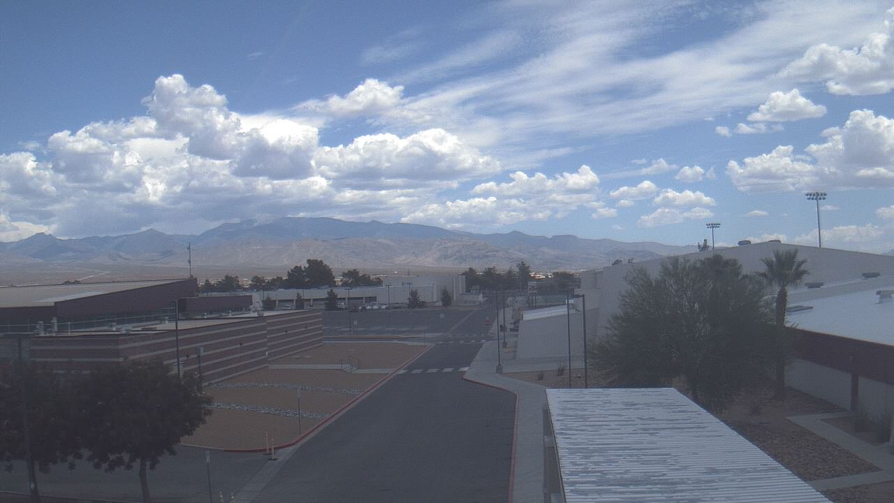 Thumbnail for current weather camera view from Pahrump Valley HS in Pahrump, Nevada