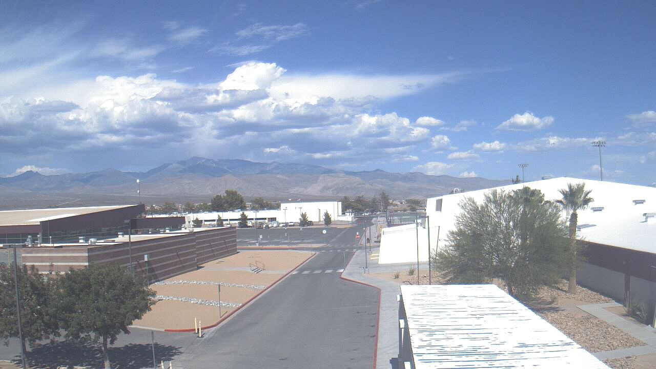 Thumbnail for current weather camera view from Pahrump Valley HS in Pahrump, Nevada