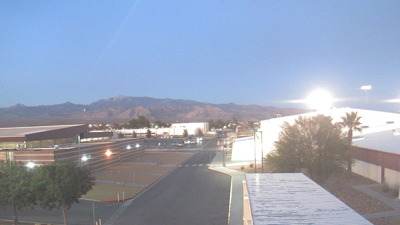 Thumbnail for current weather camera view from Pahrump Valley HS in Pahrump, Nevada