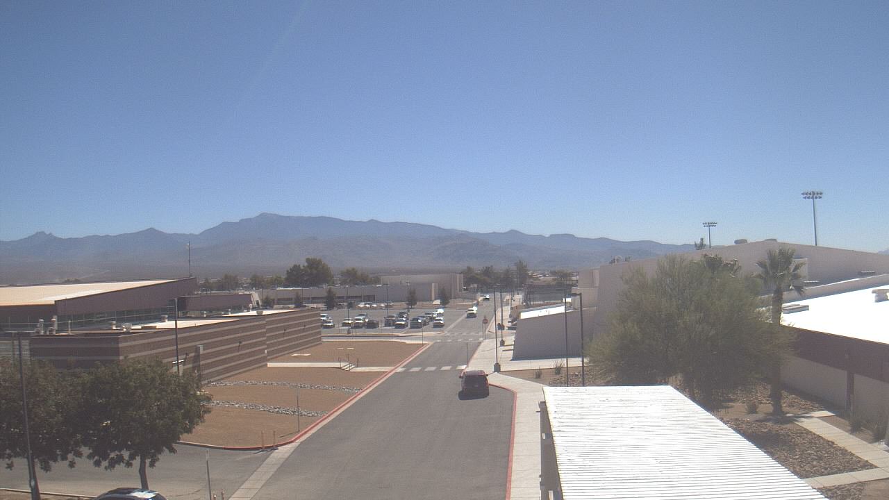 Thumbnail for current weather camera view from Pahrump Valley HS in Pahrump, Nevada