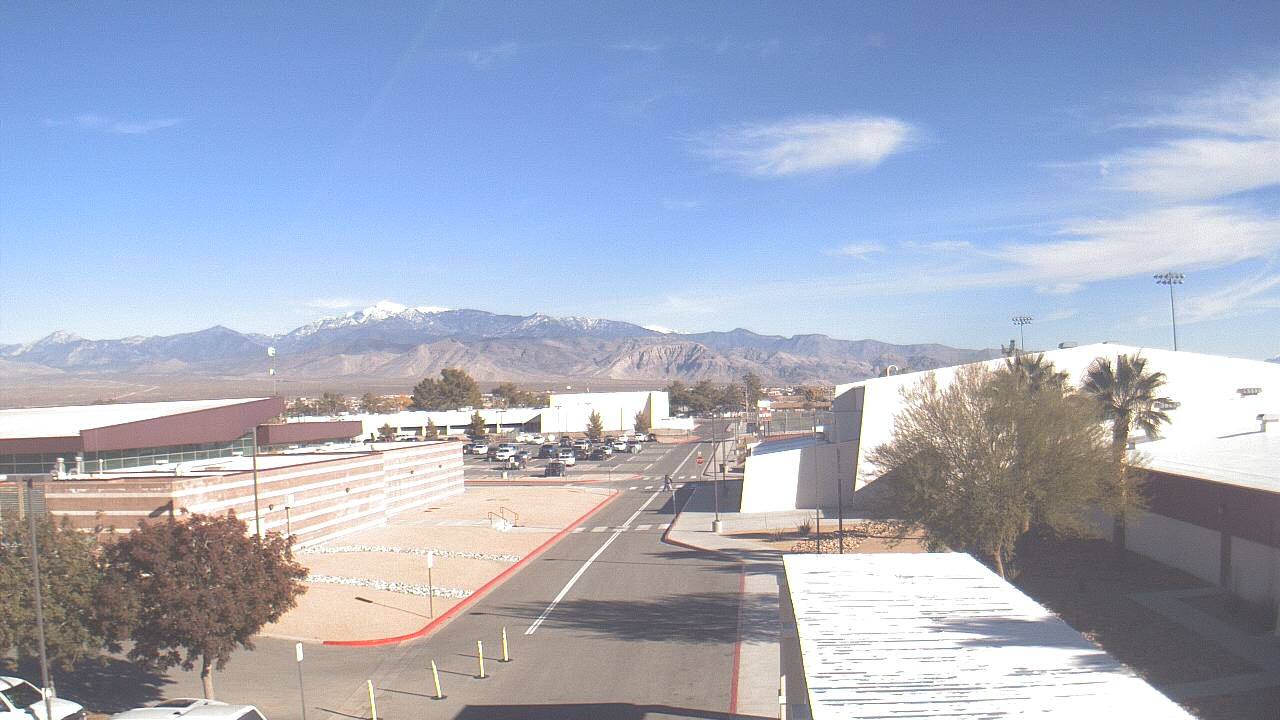 Thumbnail for current weather camera view from Pahrump Valley HS in Pahrump, Nevada