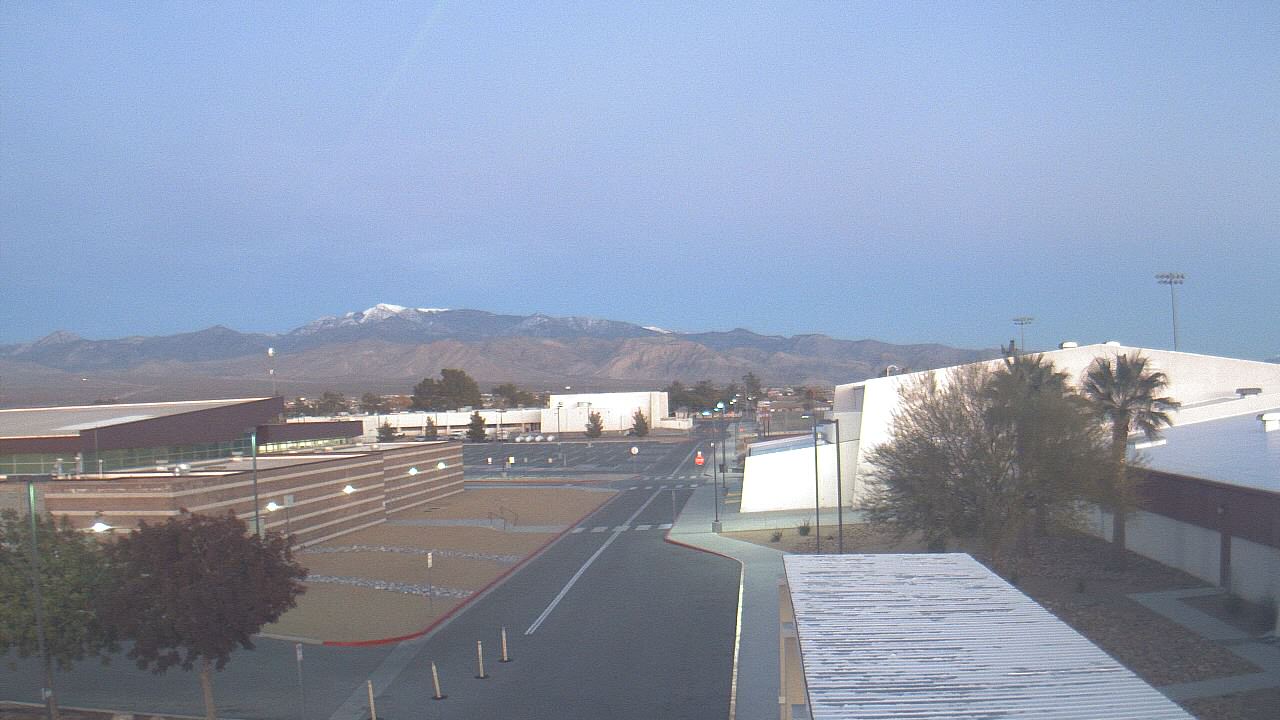 Thumbnail for current weather camera view from Pahrump Valley HS in Pahrump, Nevada