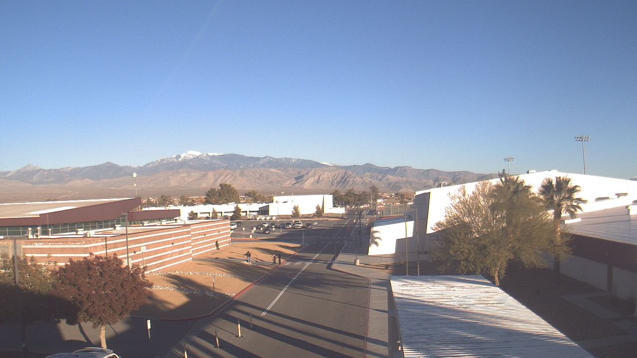 Thumbnail for current weather camera view from Pahrump Valley HS in Pahrump, Nevada