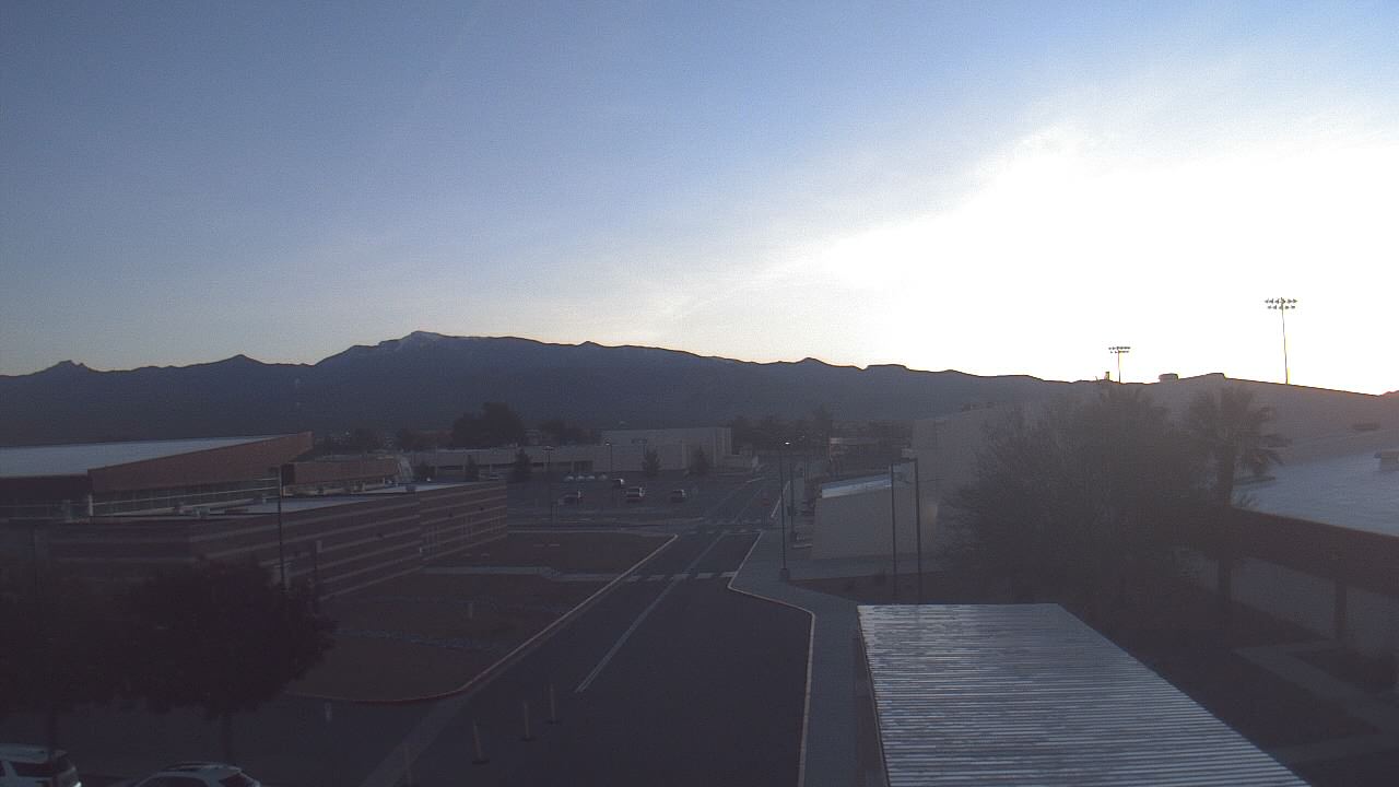 Thumbnail for current weather camera view from Pahrump Valley HS in Pahrump, Nevada