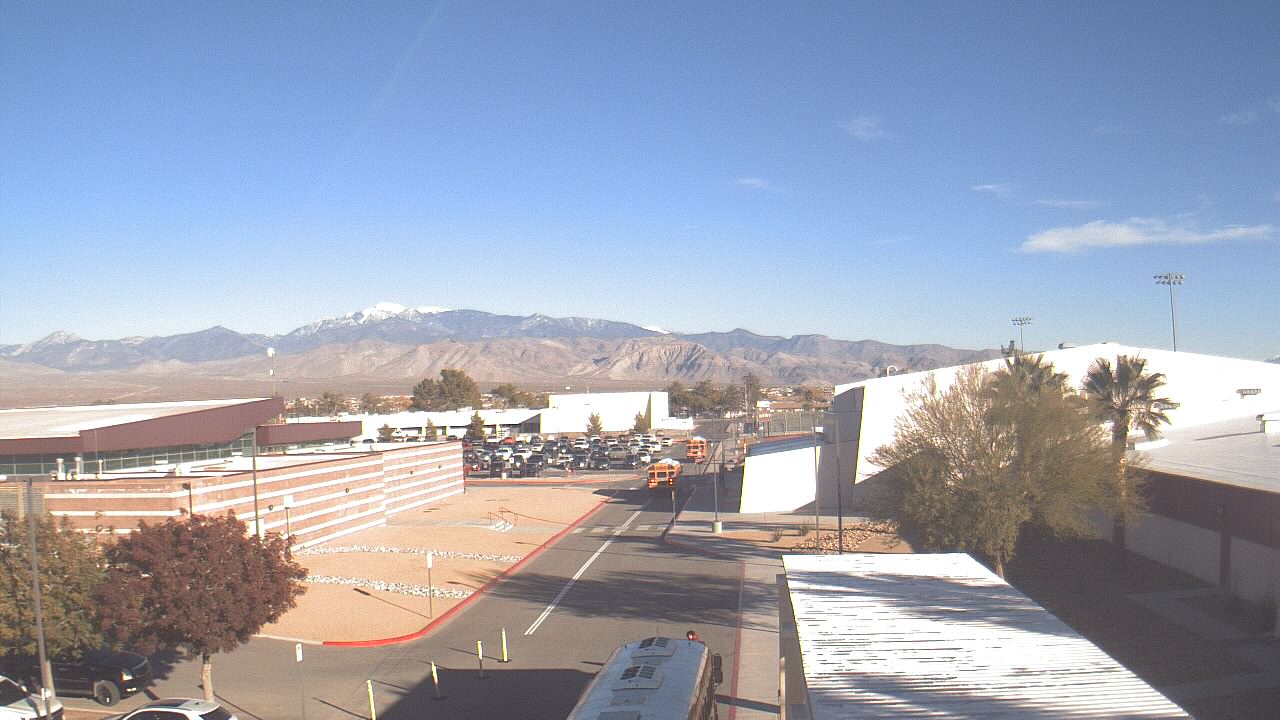 Thumbnail for current weather camera view from Pahrump Valley HS in Pahrump, Nevada
