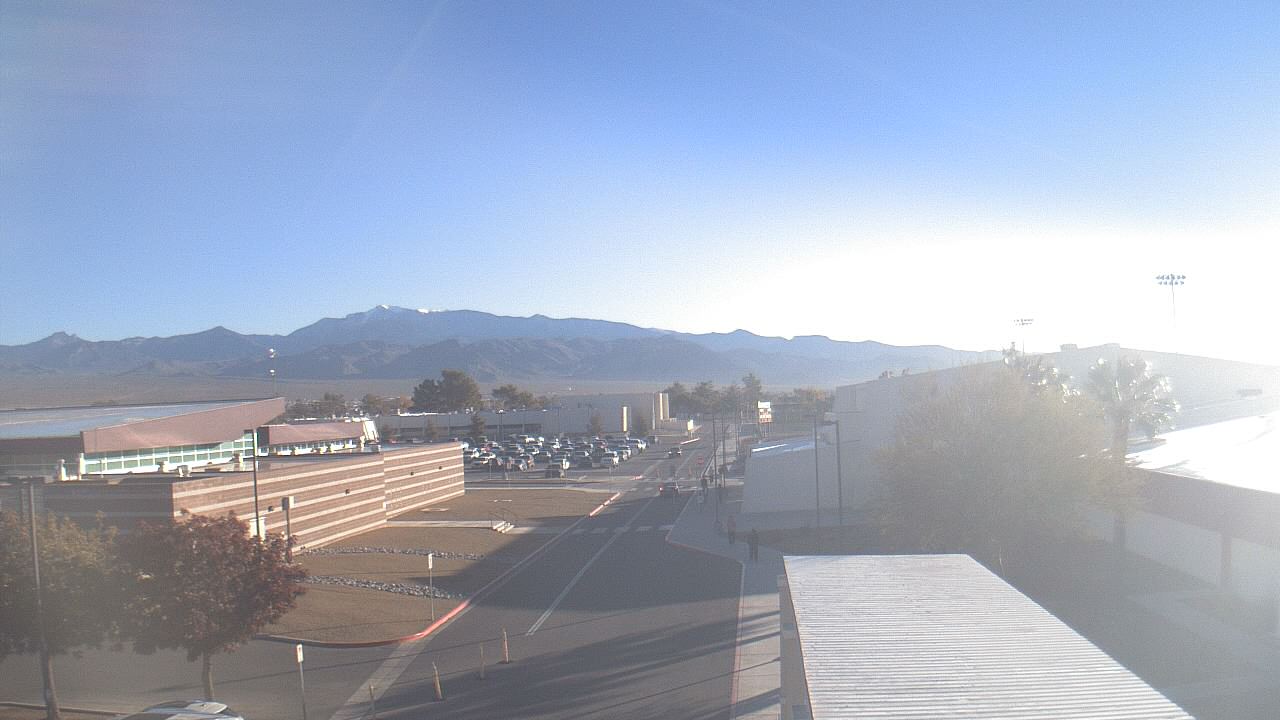 Thumbnail for current weather camera view from Pahrump Valley HS in Pahrump, Nevada