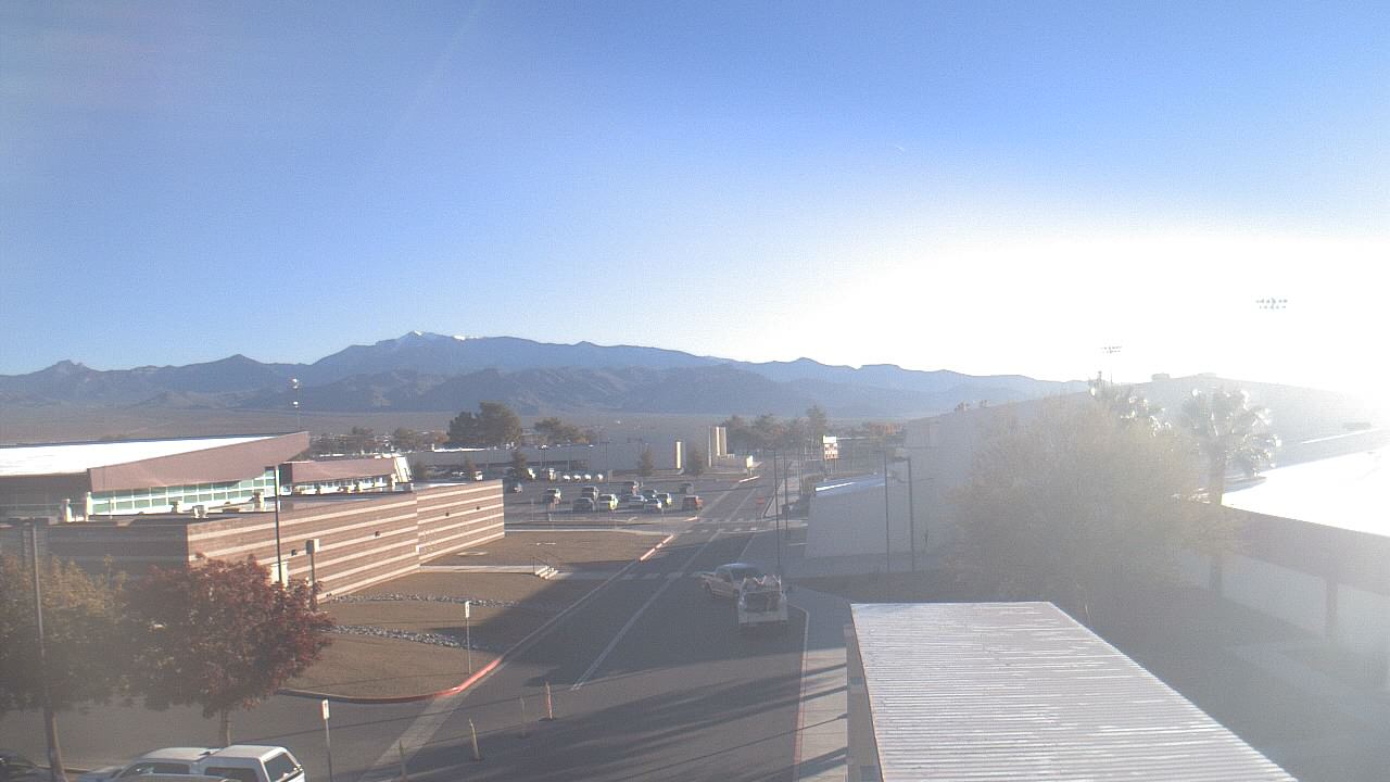 Thumbnail for current weather camera view from Pahrump Valley HS in Pahrump, Nevada