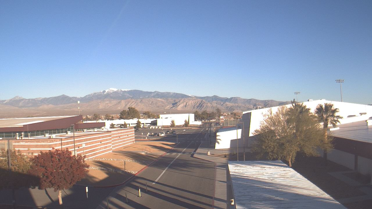 Thumbnail for current weather camera view from Pahrump Valley HS in Pahrump, Nevada