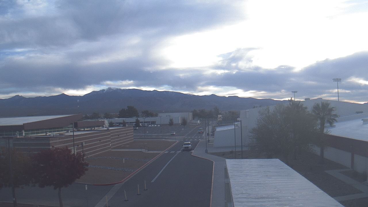 Thumbnail for current weather camera view from Pahrump Valley HS in Pahrump, Nevada