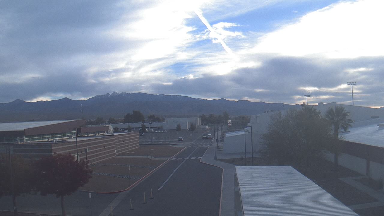 Thumbnail for current weather camera view from Pahrump Valley HS in Pahrump, Nevada