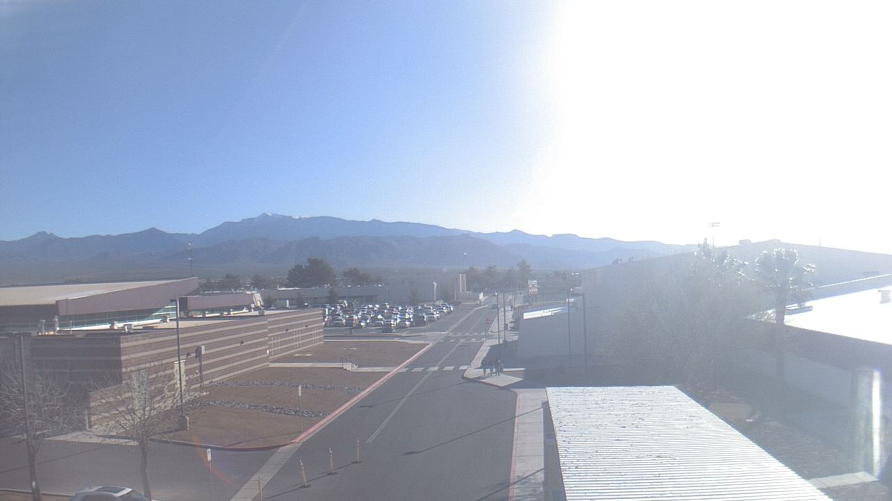 Thumbnail for current weather camera view from Pahrump Valley HS in Pahrump, Nevada