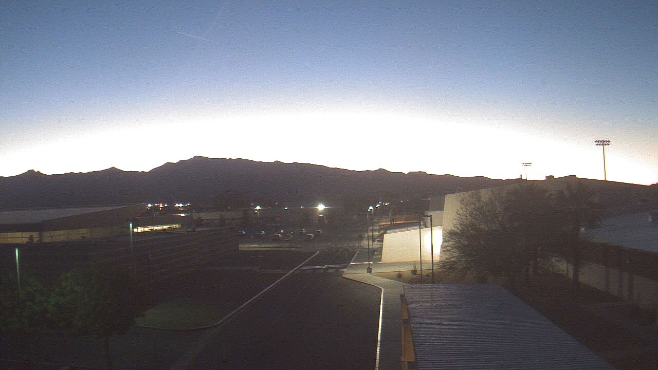 Thumbnail for current weather camera view from Pahrump Valley HS in Pahrump, Nevada
