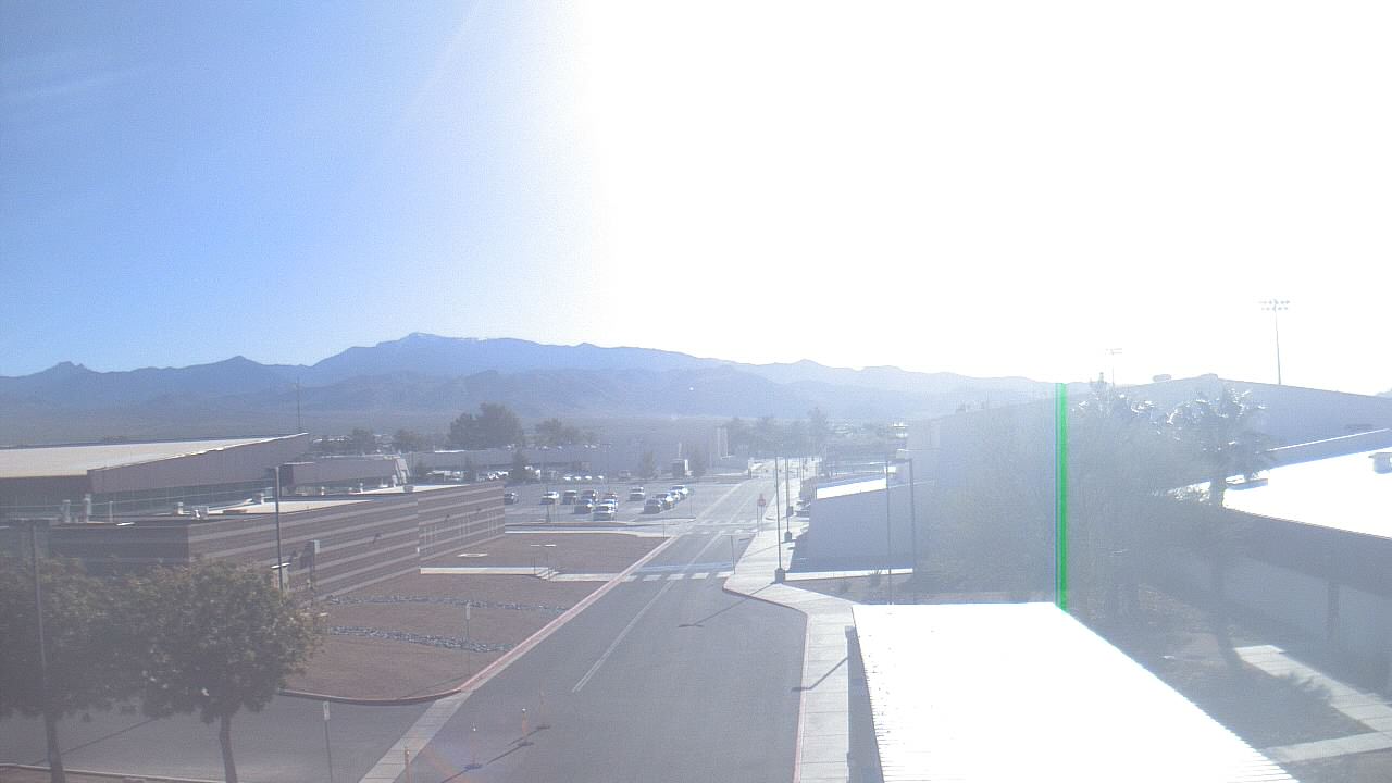 Thumbnail for current weather camera view from Pahrump Valley HS in Pahrump, Nevada