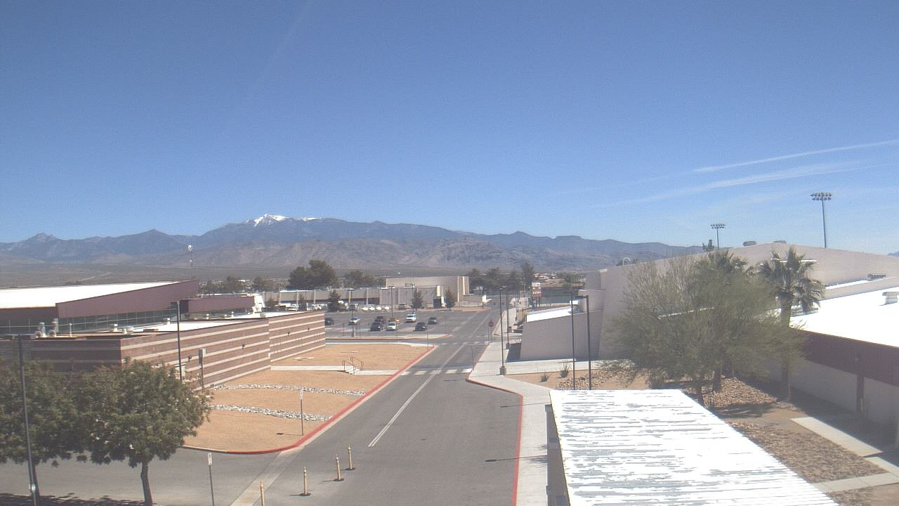 Thumbnail for current weather camera view from Pahrump Valley HS in Pahrump, Nevada