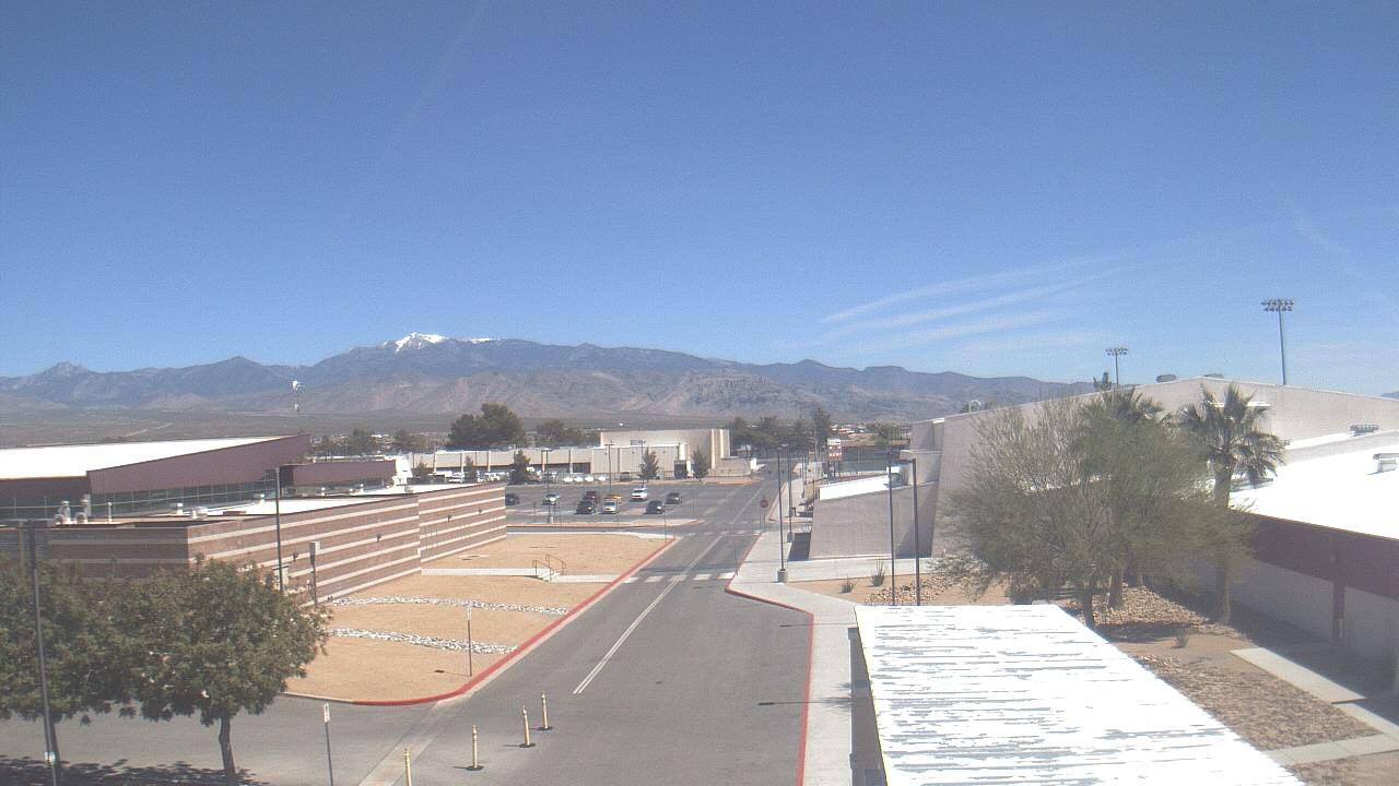 Thumbnail for current weather camera view from Pahrump Valley HS in Pahrump, Nevada