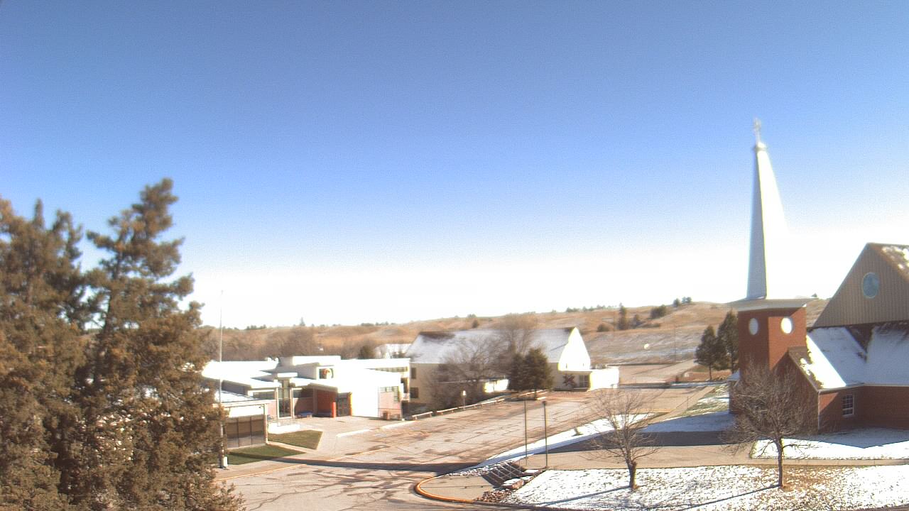 Thumbnail for current weather camera view from Red Cloud Indian School in Pine Ridge, South Dakota
