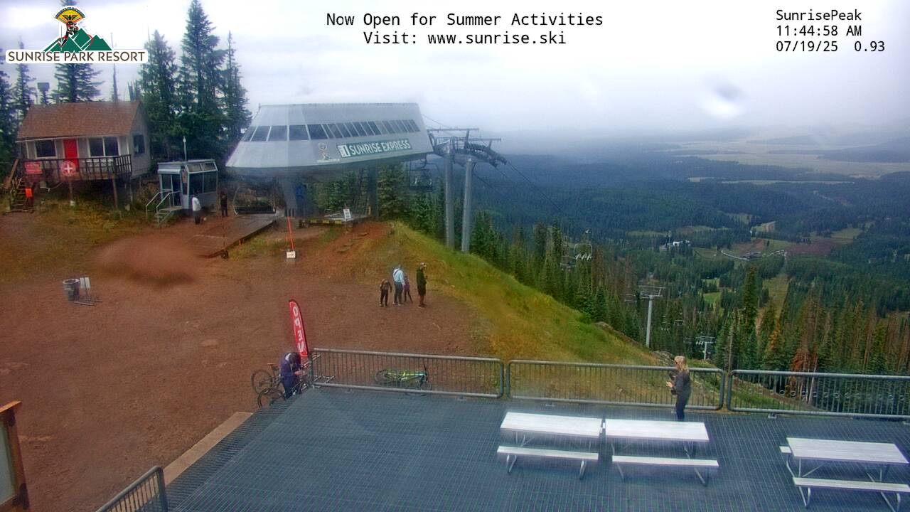 Thumbnail for current weather camera view from Sunrise Park Resort 10650 ft elev in Greer, Arizona