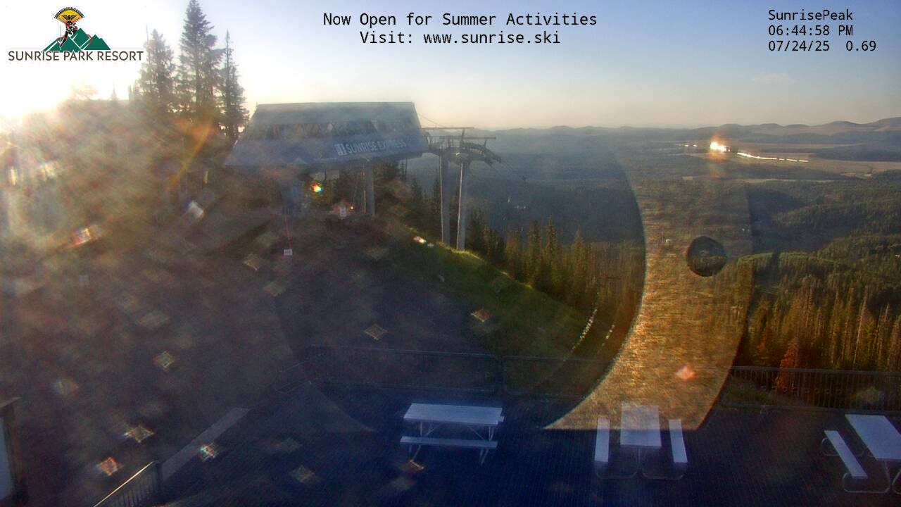 Thumbnail for current weather camera view from Sunrise Park Resort 10650 ft elev in Greer, Arizona