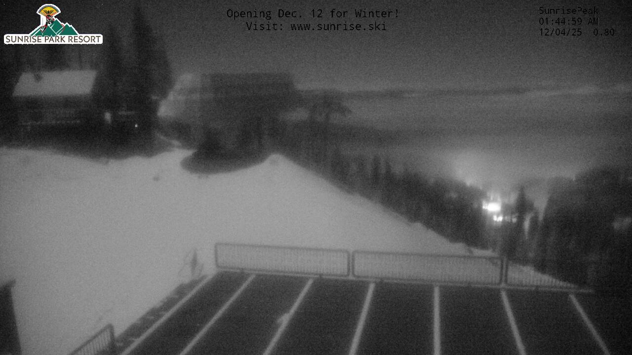 Thumbnail for current weather camera view from Sunrise Park Resort 10650 ft elev in Greer, Arizona