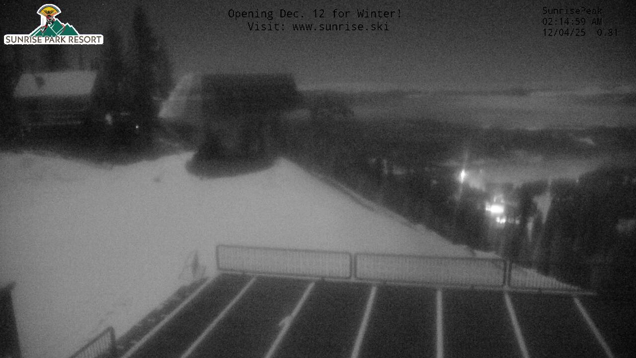 Thumbnail for current weather camera view from Sunrise Park Resort 10650 ft elev in Greer, Arizona