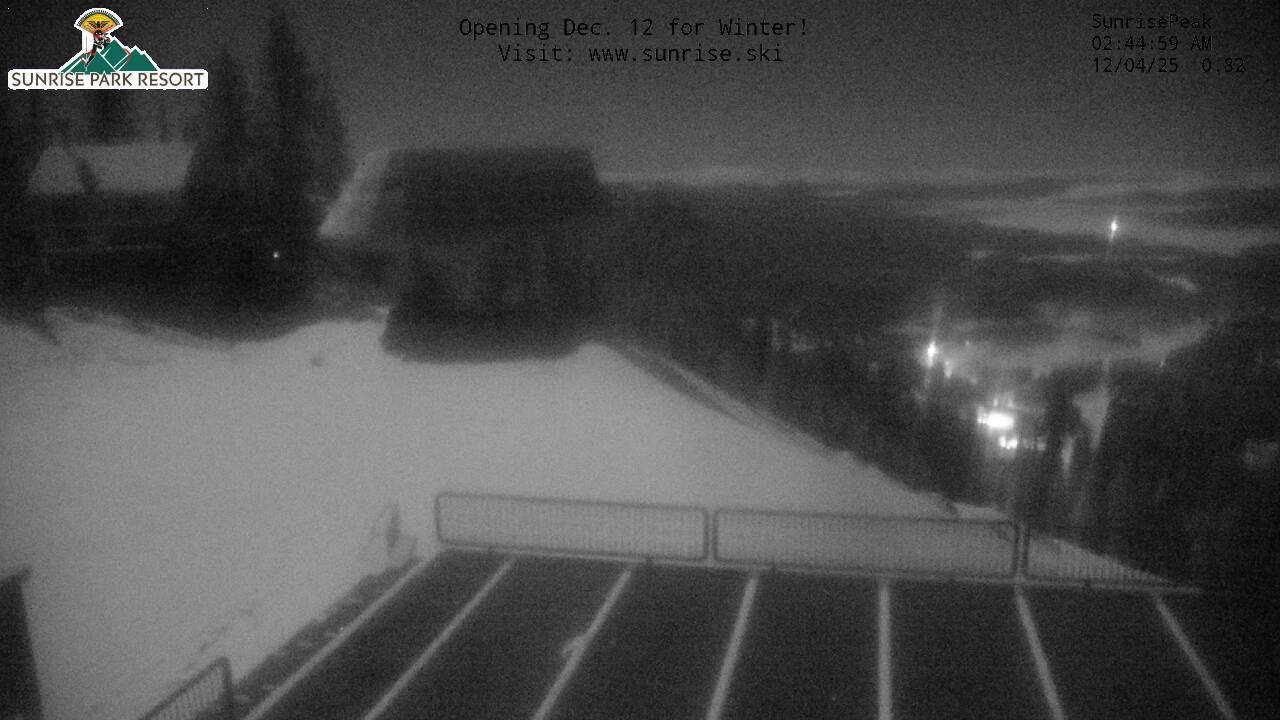 Thumbnail for current weather camera view from Sunrise Park Resort 10650 ft elev in Greer, Arizona