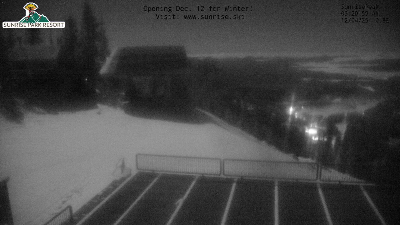 Thumbnail for current weather camera view from Sunrise Park Resort 10650 ft elev in Greer, Arizona