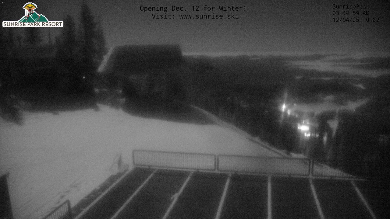 Thumbnail for current weather camera view from Sunrise Park Resort 10650 ft elev in Greer, Arizona