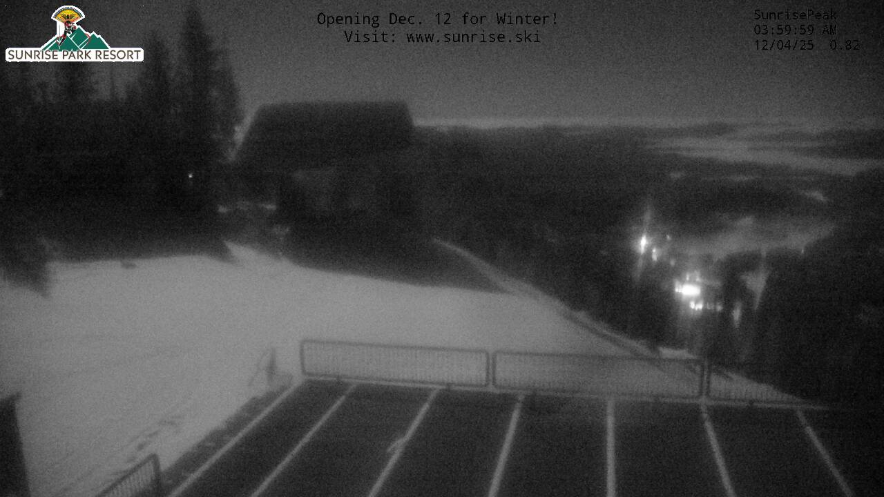 Thumbnail for current weather camera view from Sunrise Park Resort 10650 ft elev in Greer, Arizona