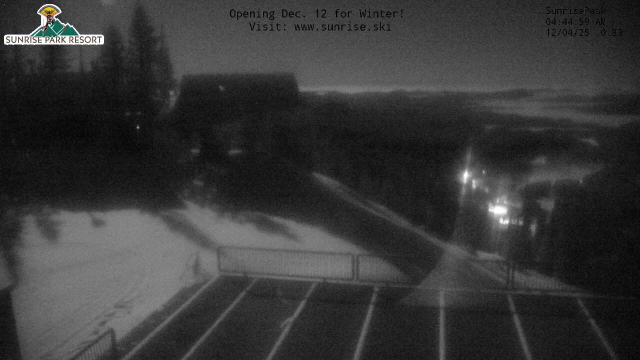 Thumbnail for current weather camera view from Sunrise Park Resort 10650 ft elev in Greer, Arizona