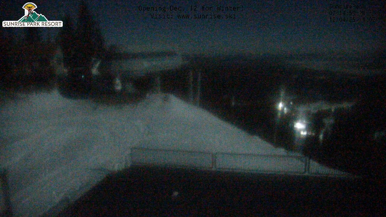 Thumbnail for current weather camera view from Sunrise Park Resort 10650 ft elev in Greer, Arizona